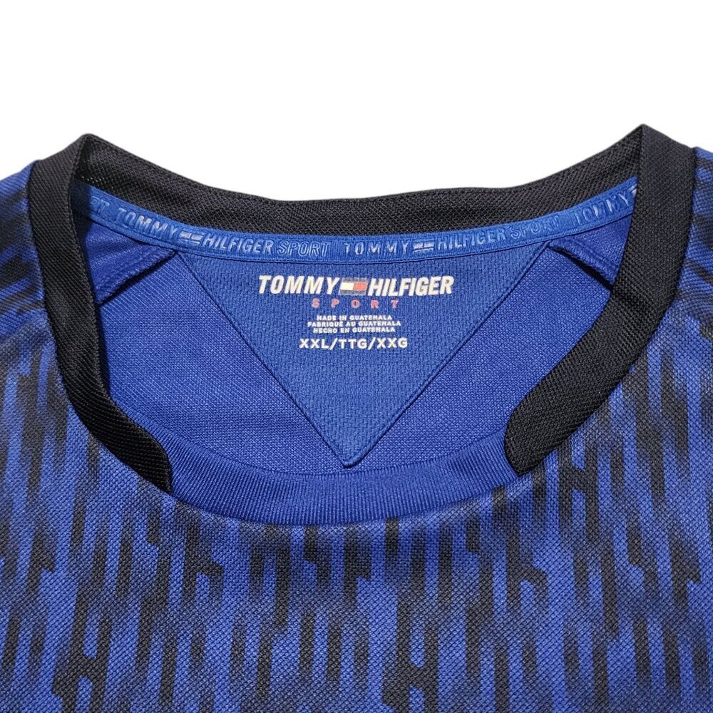 Tommy Hilfiger Men's T-Shirt Sport Wicking UV‎ Short Sleeve Polyester XXL - Picture 9 of 12